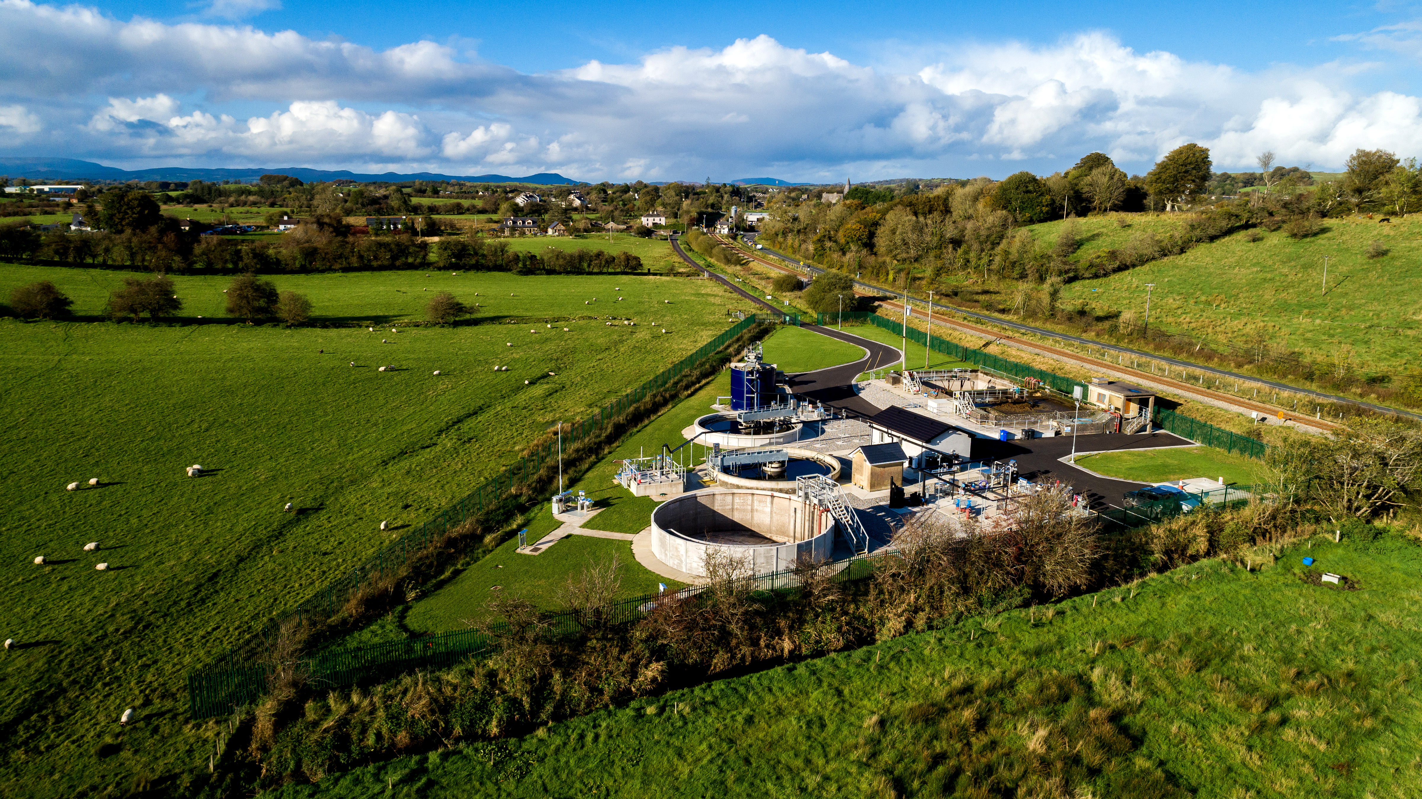 A water treatment plant