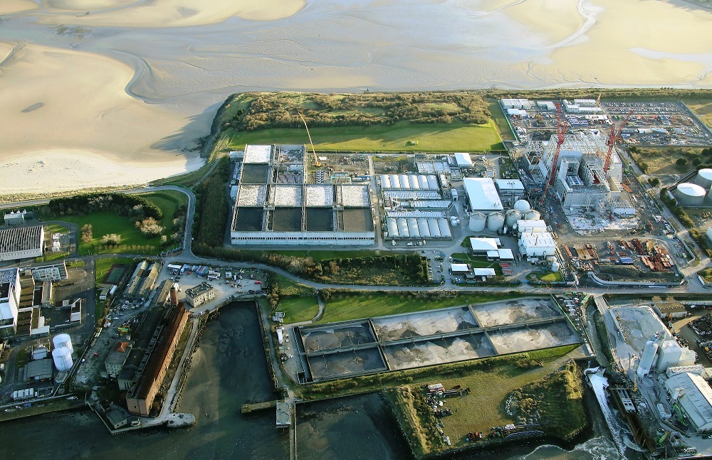 A wastewater treatment plant in Ringsend