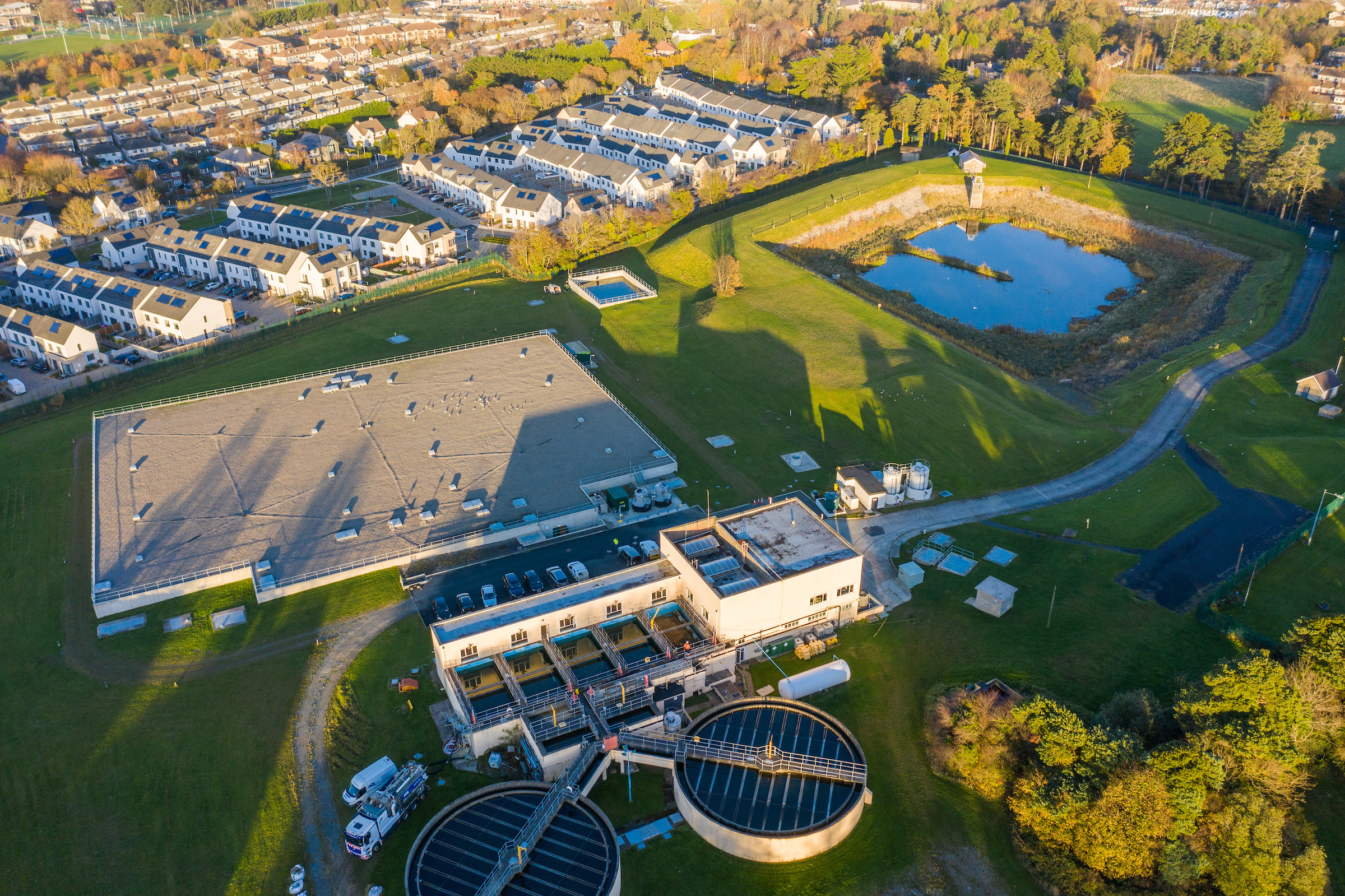 A water treatment plant