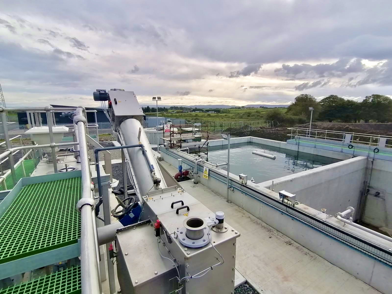 A water treatment plant