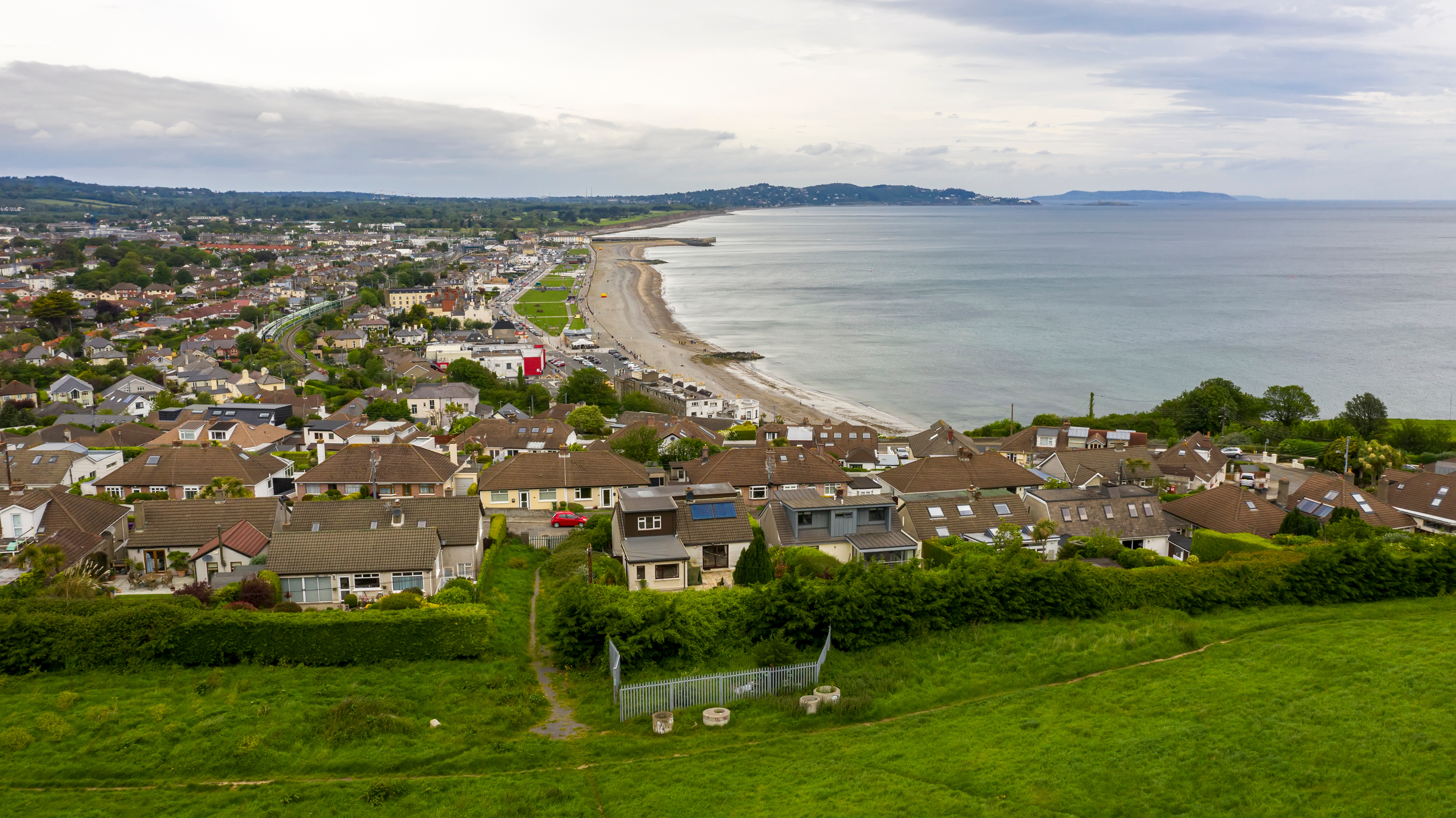 A beach in Bray