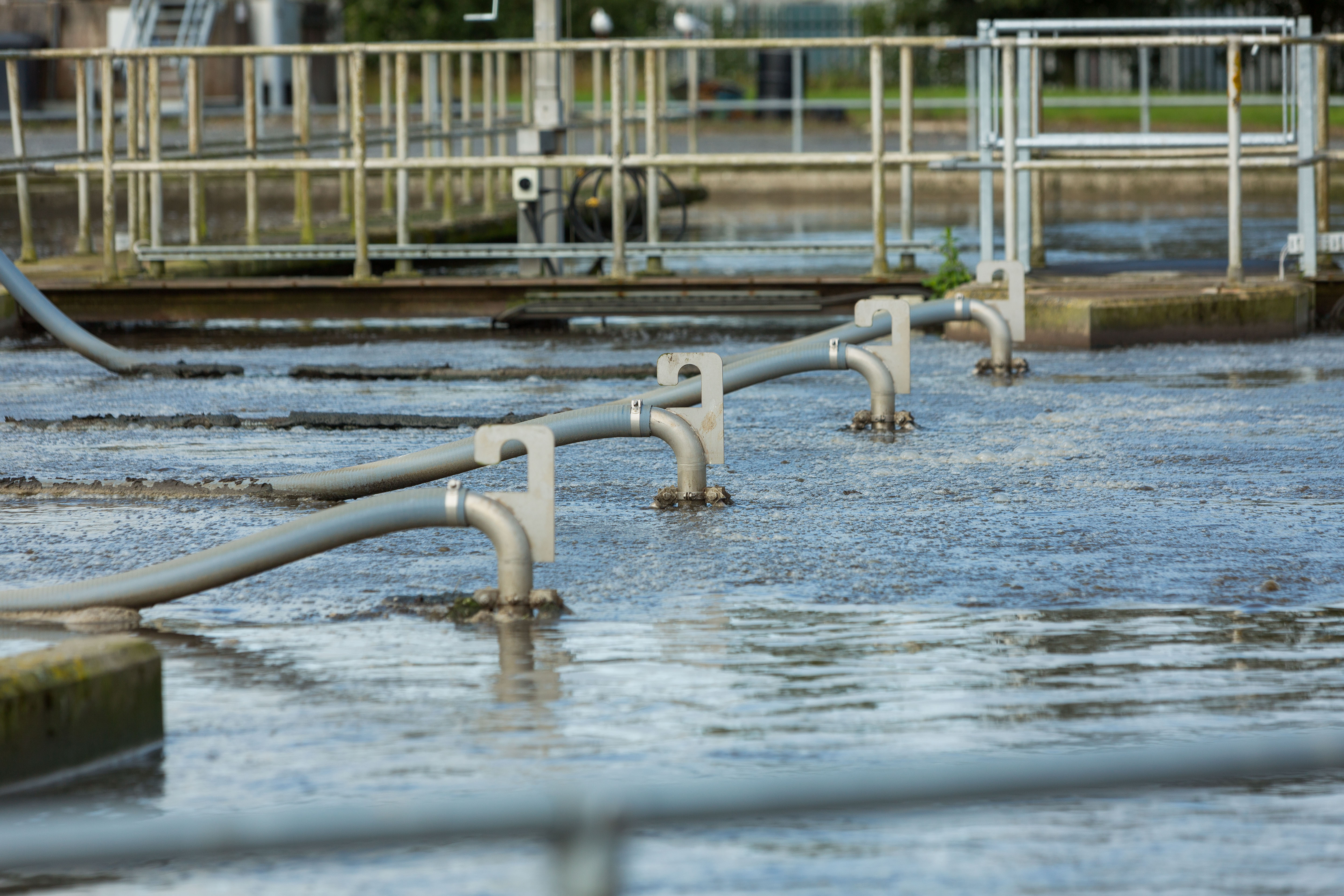 A water treatment plant