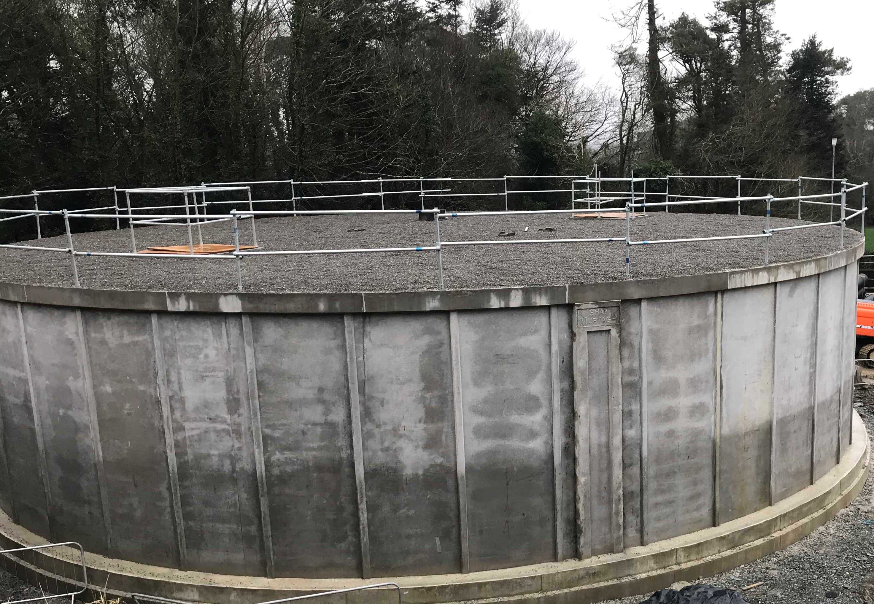 A water reservoir in Ballyhilty