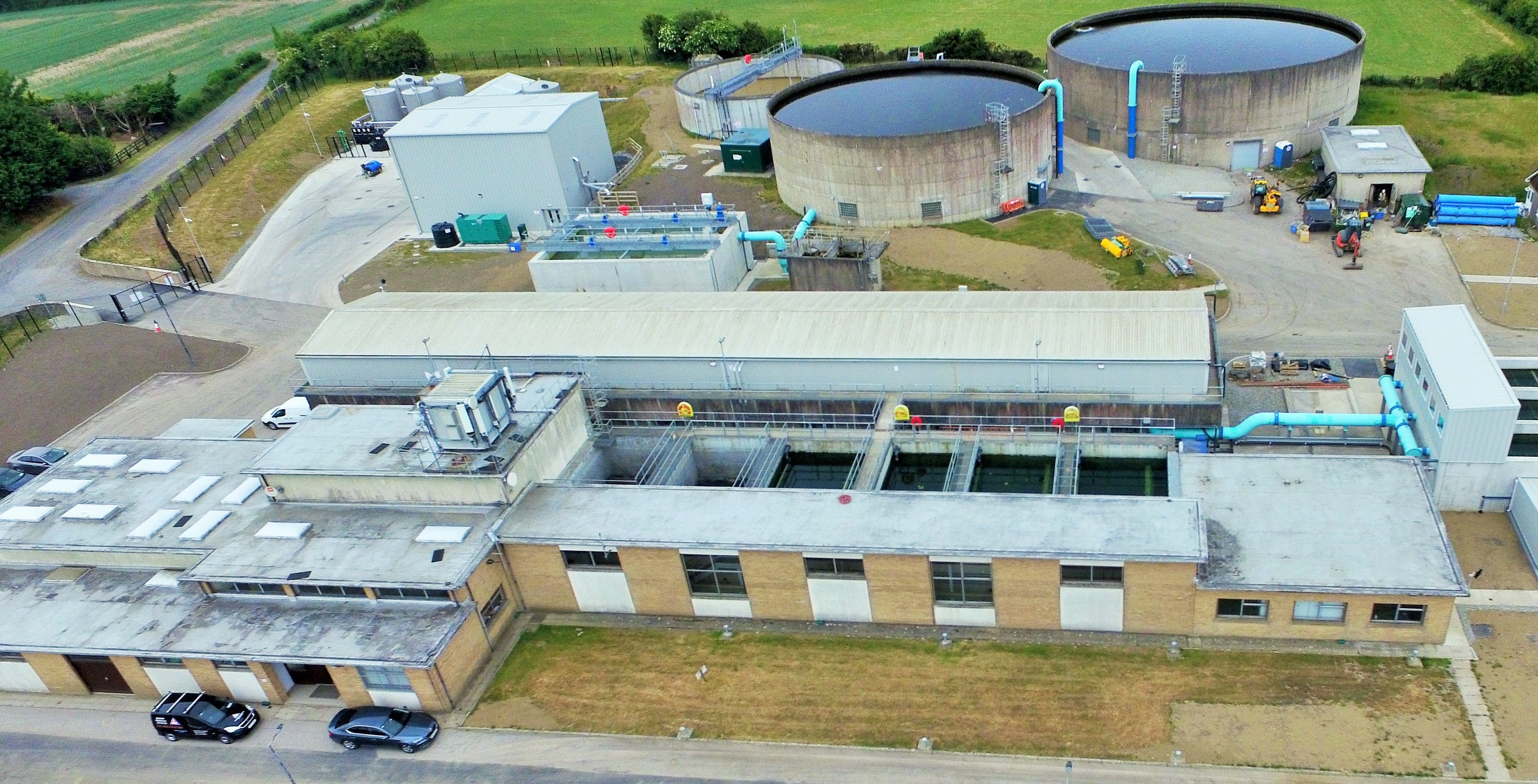 A water treatment plant