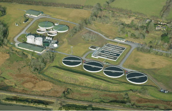 A water treatment plant